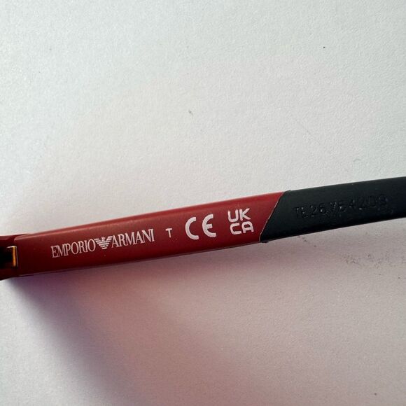 EMPORIO ARMANI Kids Sunglasses EA3202 Red Matte Round Frames Size 47 18 125 - Picture 5 of 12